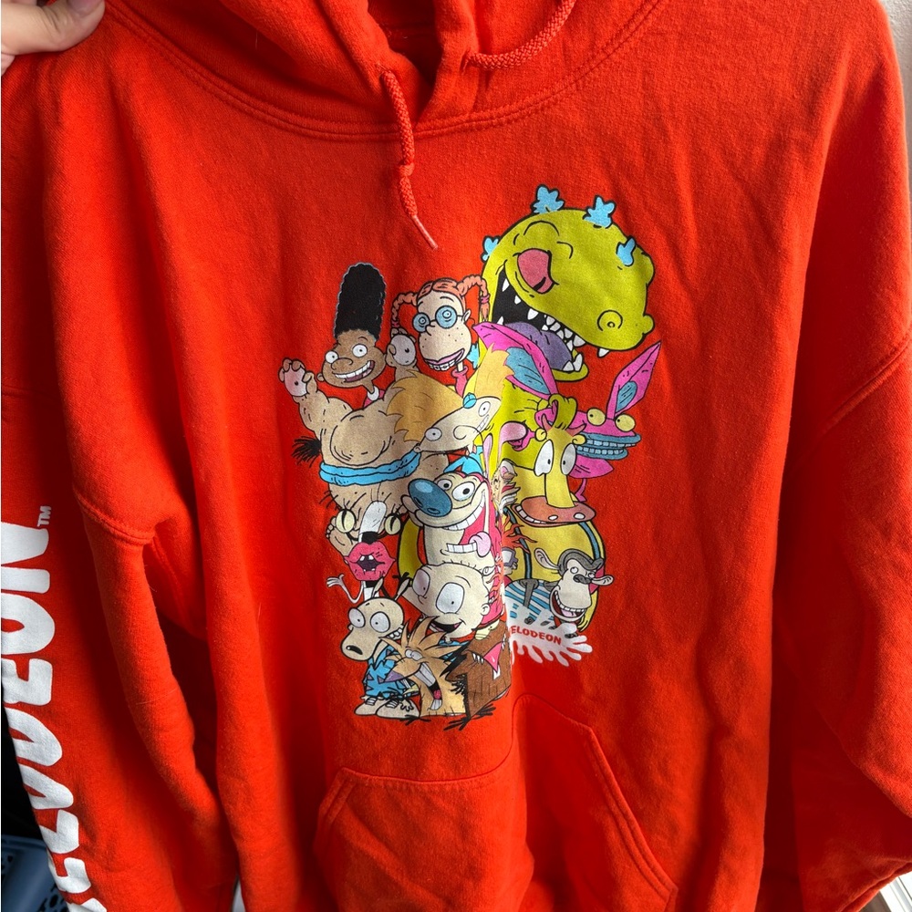 Nickelodeon Bright Orange Hoodie